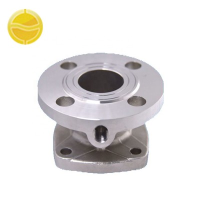 Stainless steel high precision investment casting flange with CNC