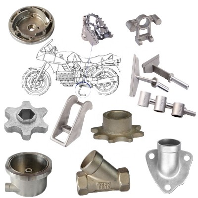 casting steel parts precision steel investment cast motorcycle engine parts casting